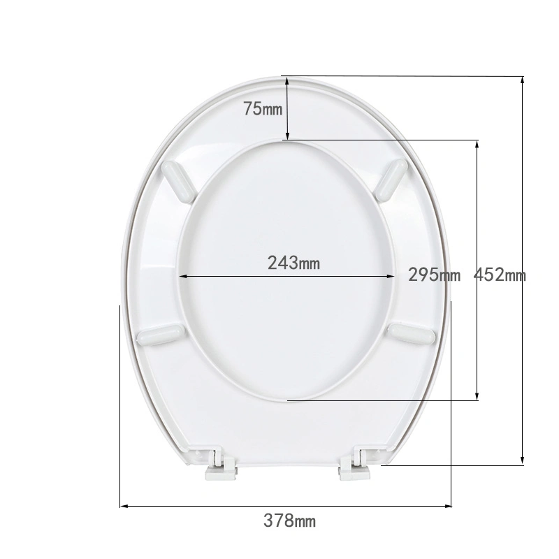 European Standard Hot Sale Made in China Kj-912 Plastic Toilet Seat for Bathroom