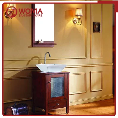 Woma Oak Wood 600mm Size Bathroom Vanity (1003B)